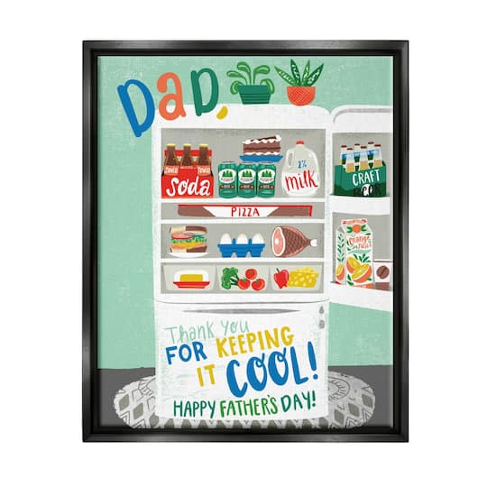 Stupell Industries Keeping It Cool Father's Day Floater Framed Art